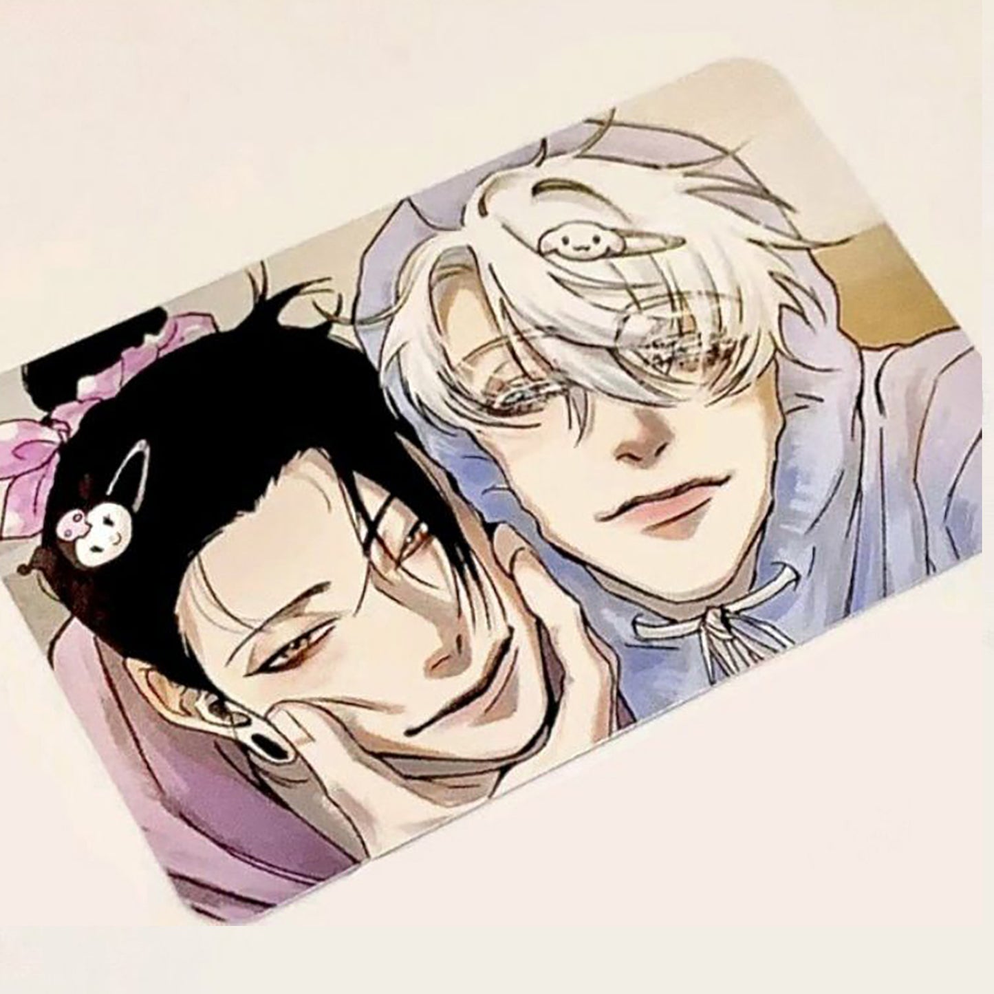 Gojo and Geto Bite X Love Photocards | Jujutsu Kaisen JJK Fanart Gojo Satoru Geto Suguru
