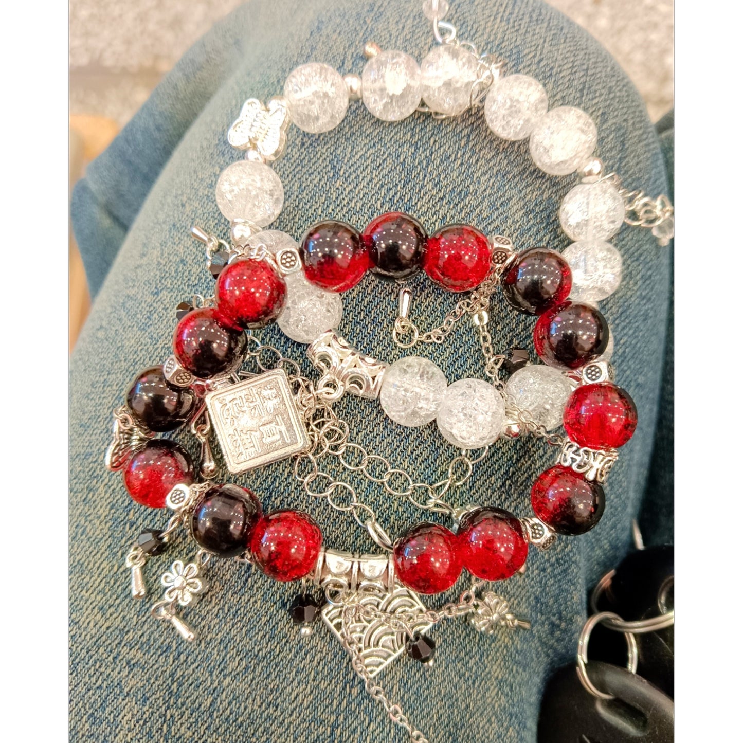 TGCF Heaven Official's Blessing Hua Lian Beaded Bracelet | Hua Cheng, Xie Lian