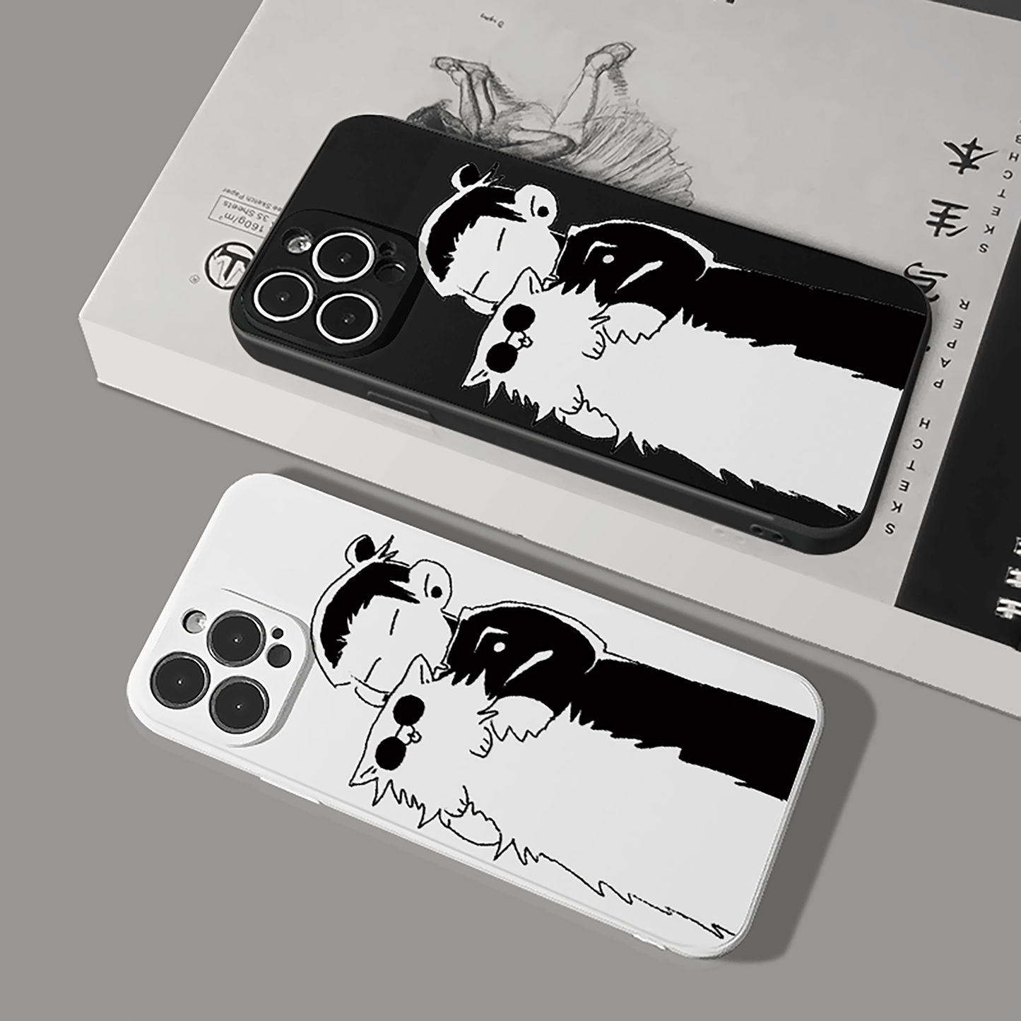 Geto and Gojo meow meow Custom Phone Case | JJK Jujutsu Kaisen Satoru Suguru Satosugu