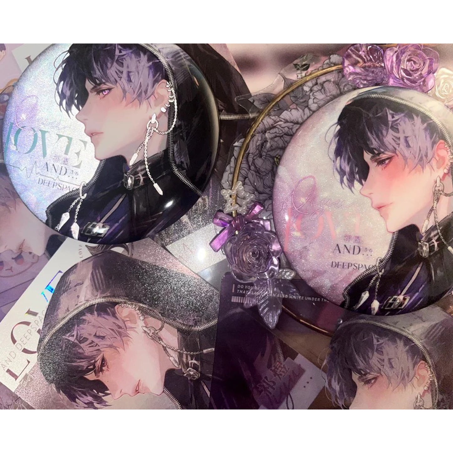 Rafayel Button/pin/photocard/polaroid set | Love and Deepspace