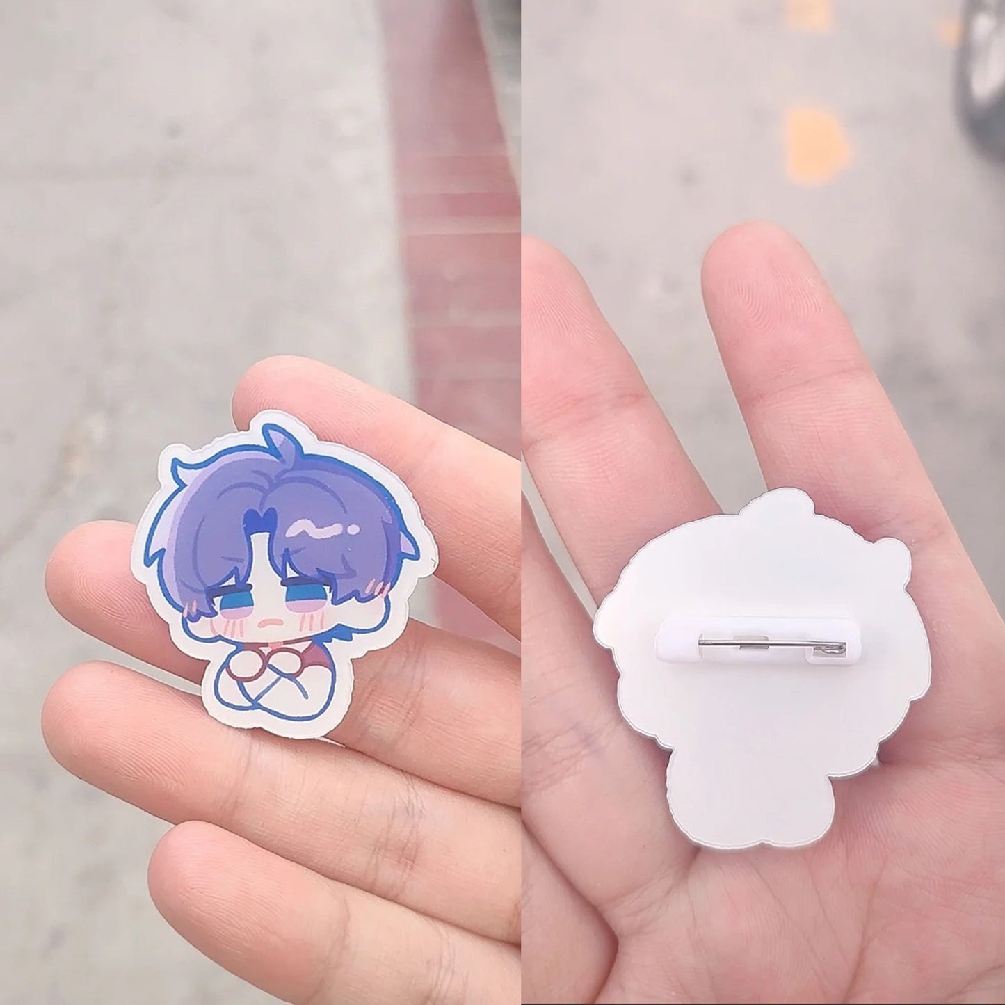 Acrylic Button/pin set no.3 | Xavier Zayne Rafayel Love and Deepspace