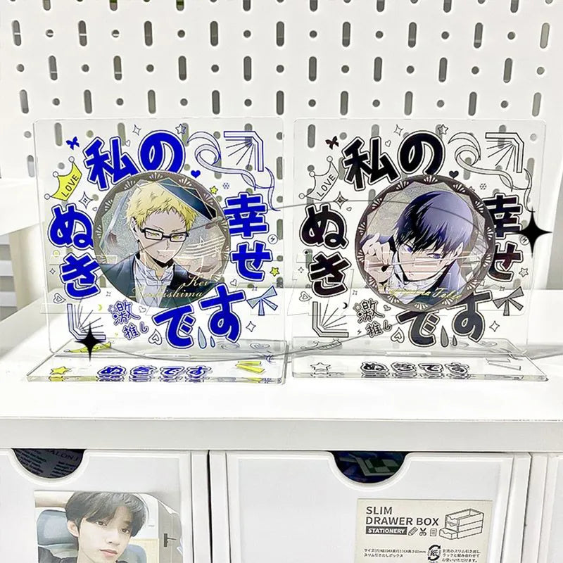 Button Pinback Display Standee | Acrylic stand for pin & Badge decoration frame case holder