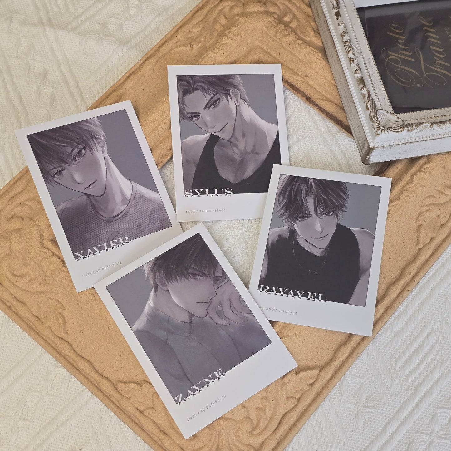 Love and Deepspace Gym Outfit Cards | Men's Workout LAD Inspired Xavier Zayne Rafayel Sylus Photocard