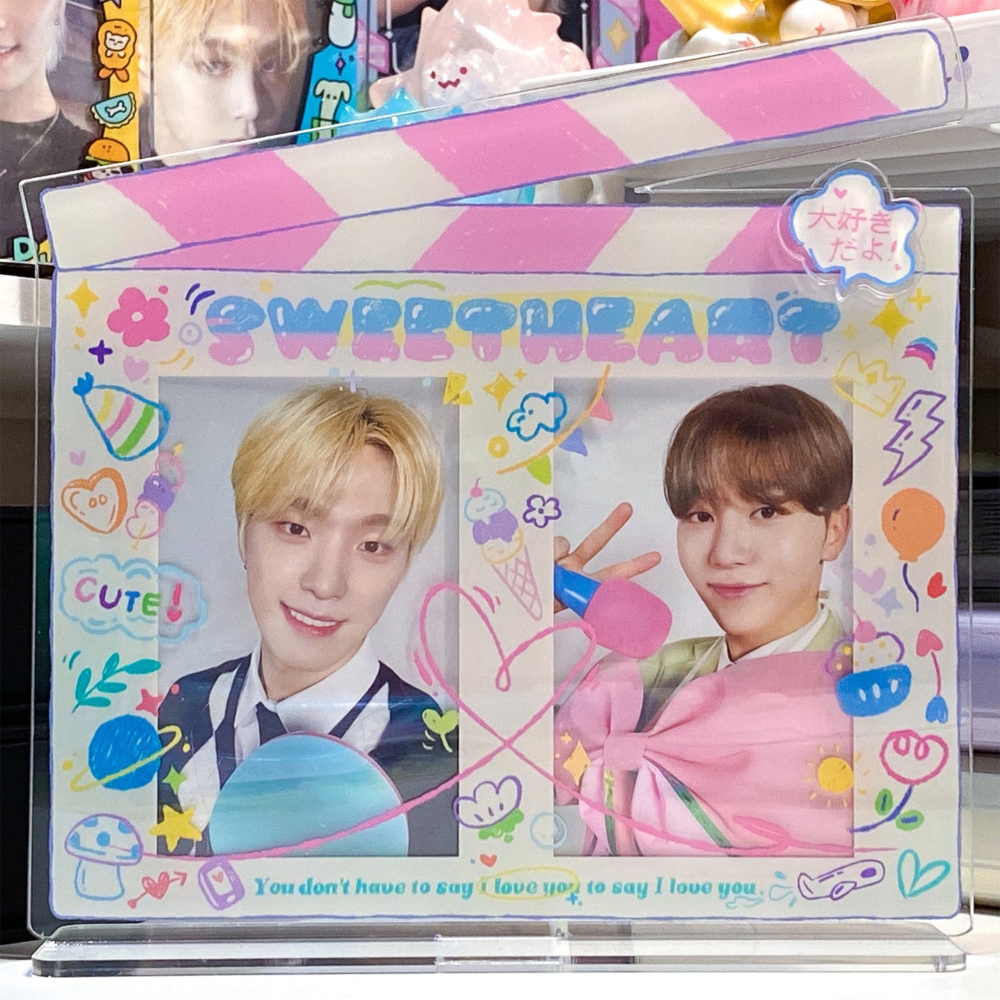 CP acrylic stand for 3inch cards | anime Kpop Photocard Frame holder