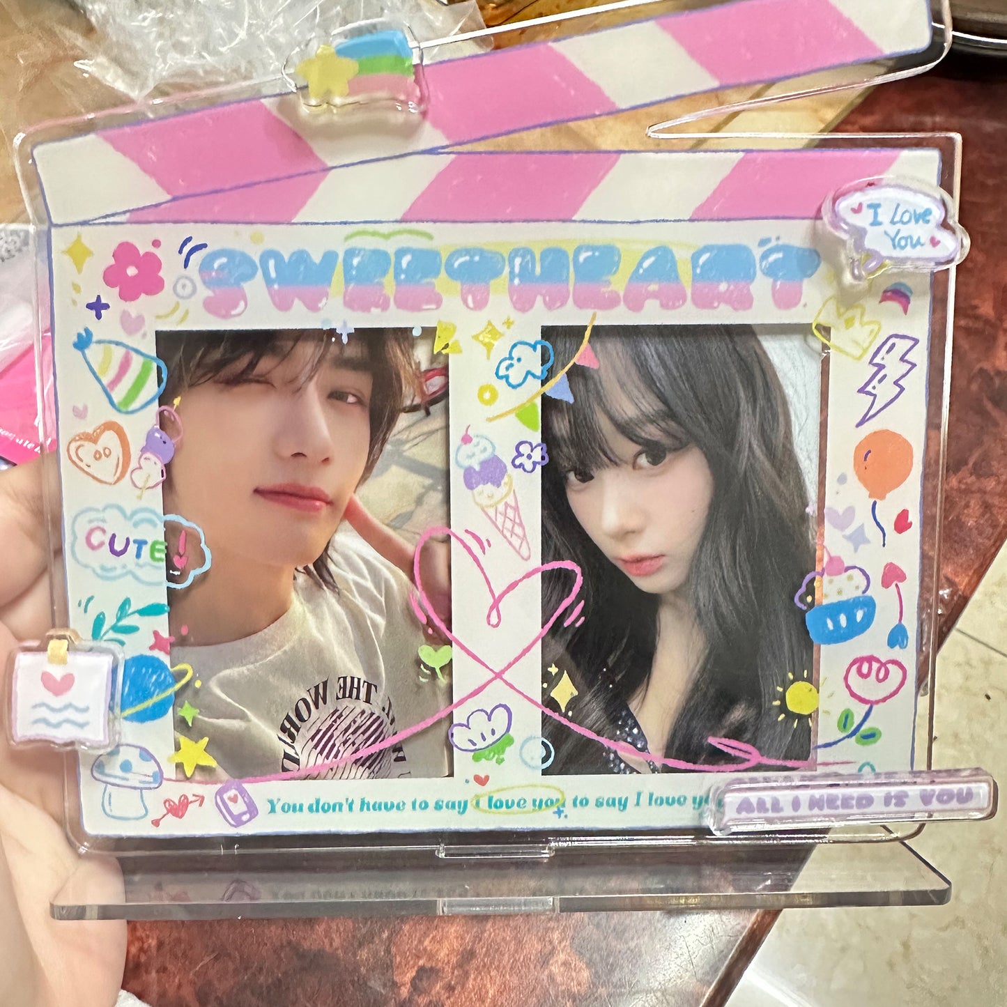 CP acrylic stand for 3inch cards | anime Kpop Photocard Frame holder