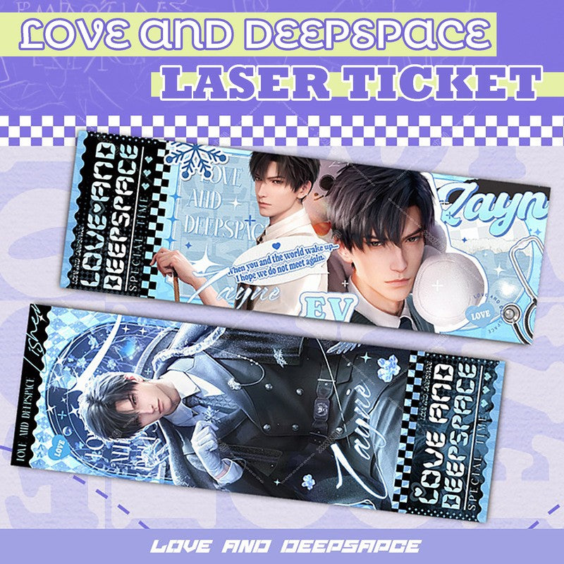 Love and Deepspace Hologram ticket | Zayne Xavier Rafayel
