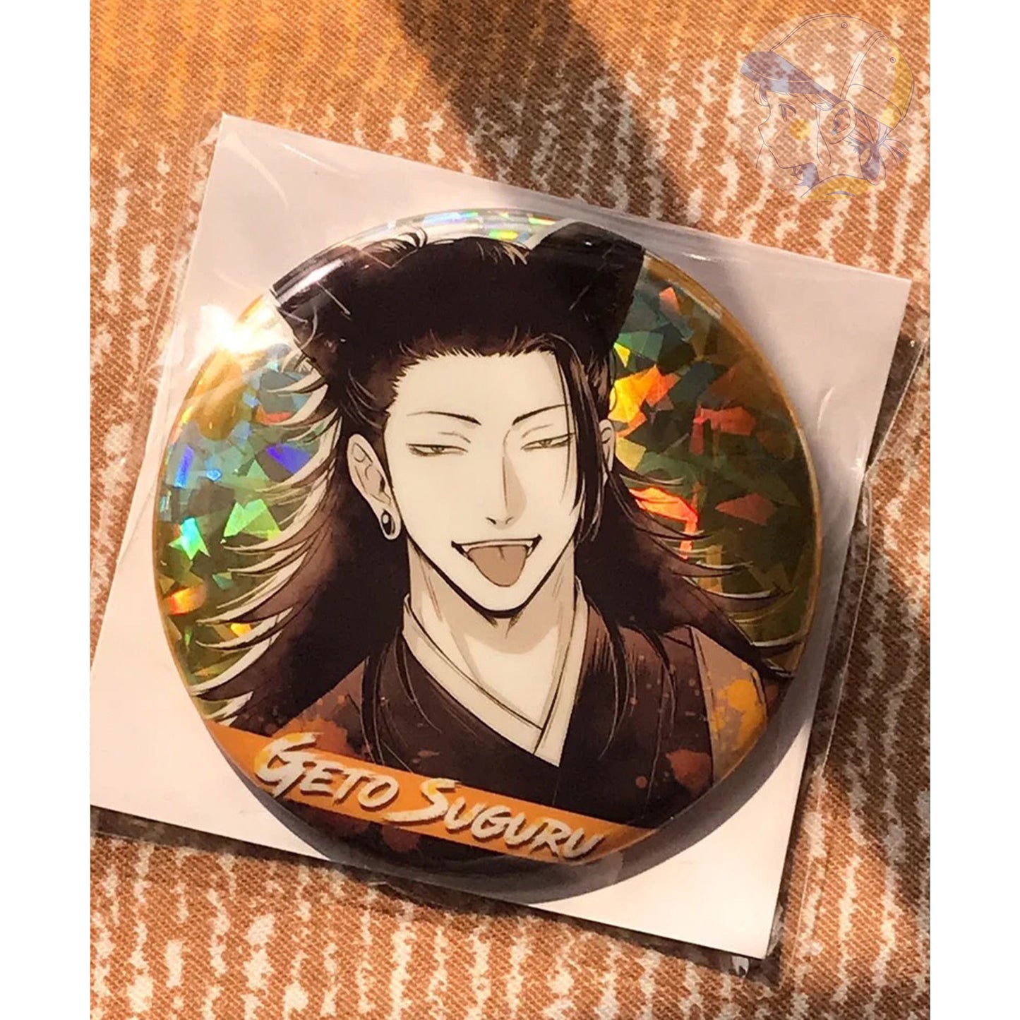 Jujutsu kaisen X Animal ears Button hologram pins set | JJK Satoru Suguru Toji