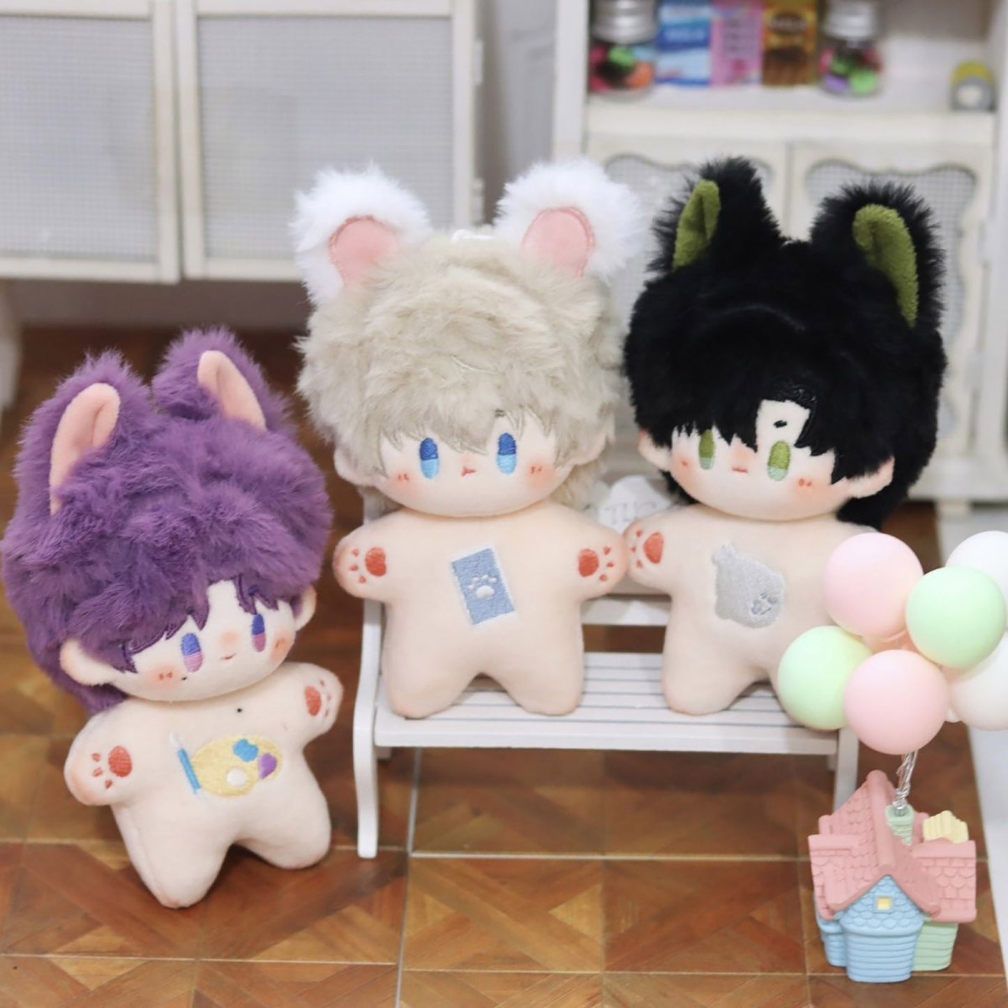 [Pre-order] Love and Deepspace Plushie with cute ears | Lnd Inspired Xavier Zayne Rafayel doll plush