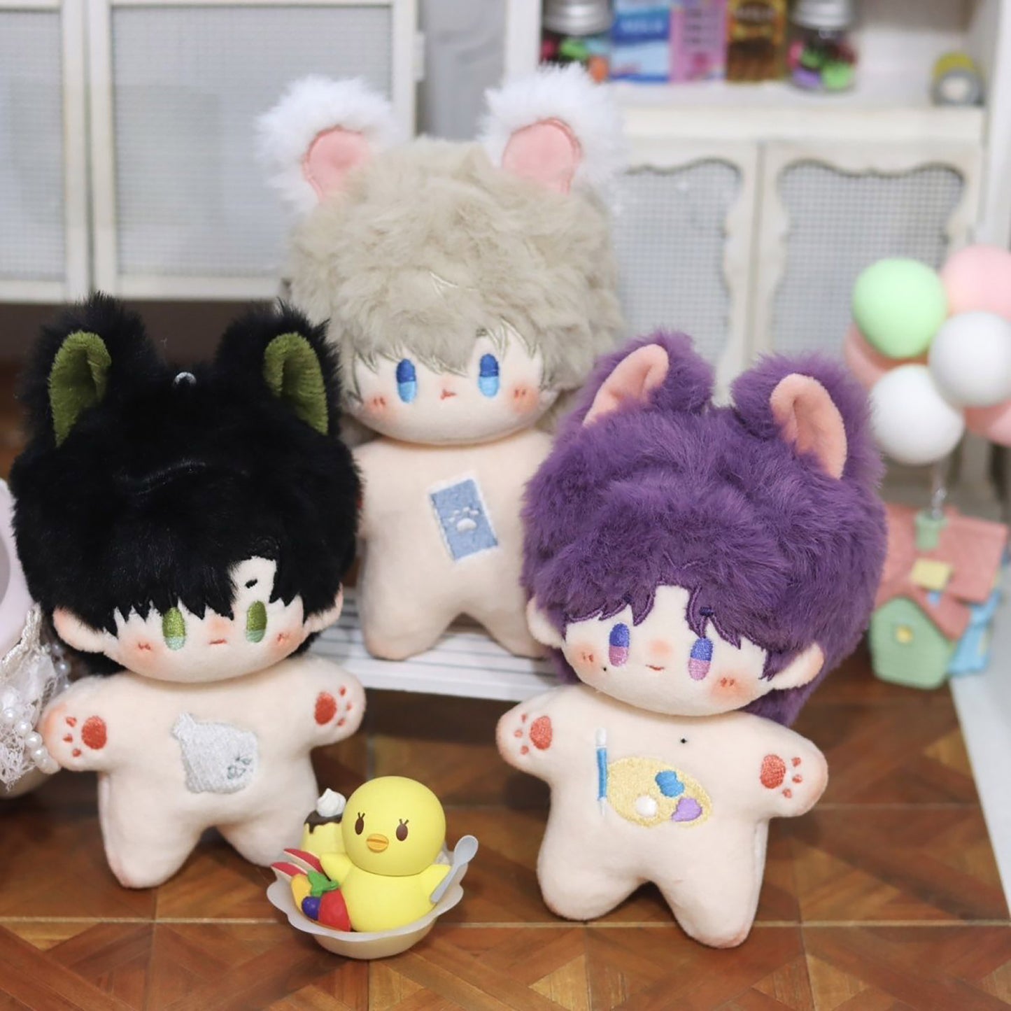 [Pre-order] Love and Deepspace Plushie with cute ears | Lnd Inspired Xavier Zayne Rafayel doll plush
