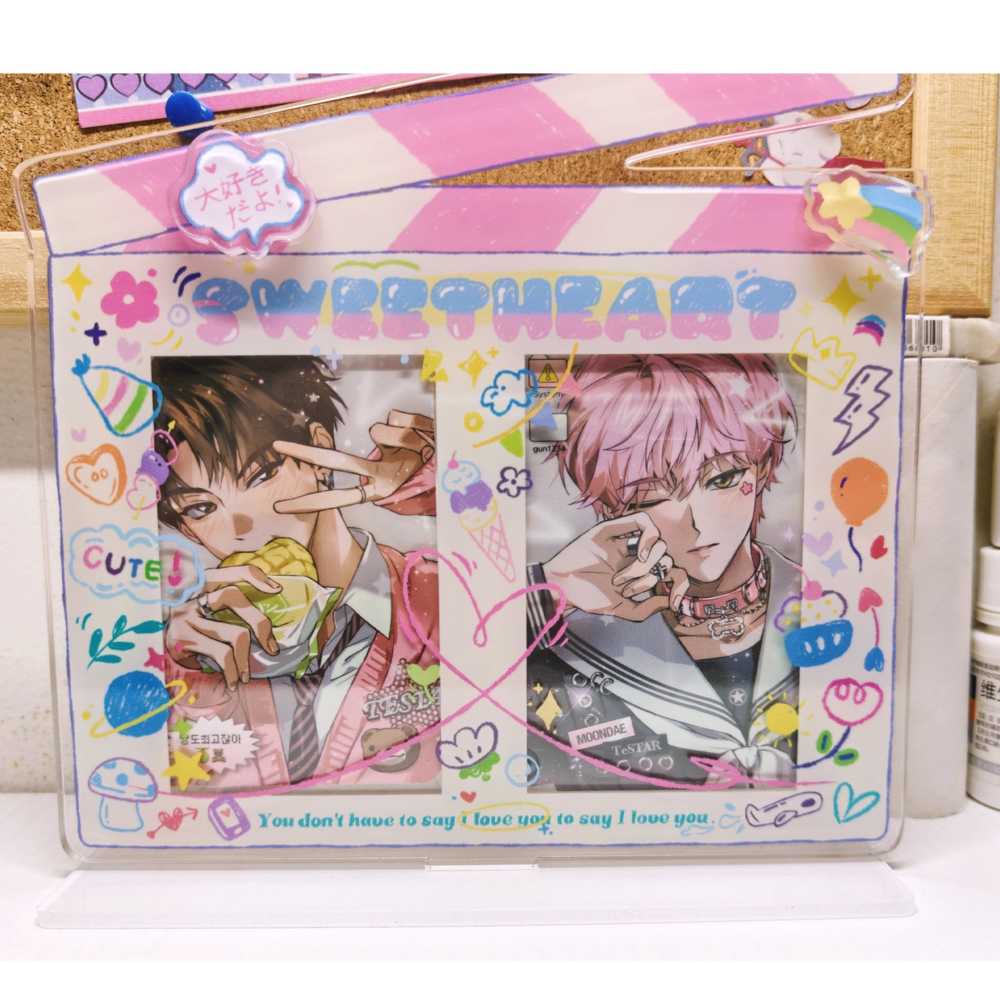 CP acrylic stand for 3inch cards | anime Kpop Photocard Frame holder