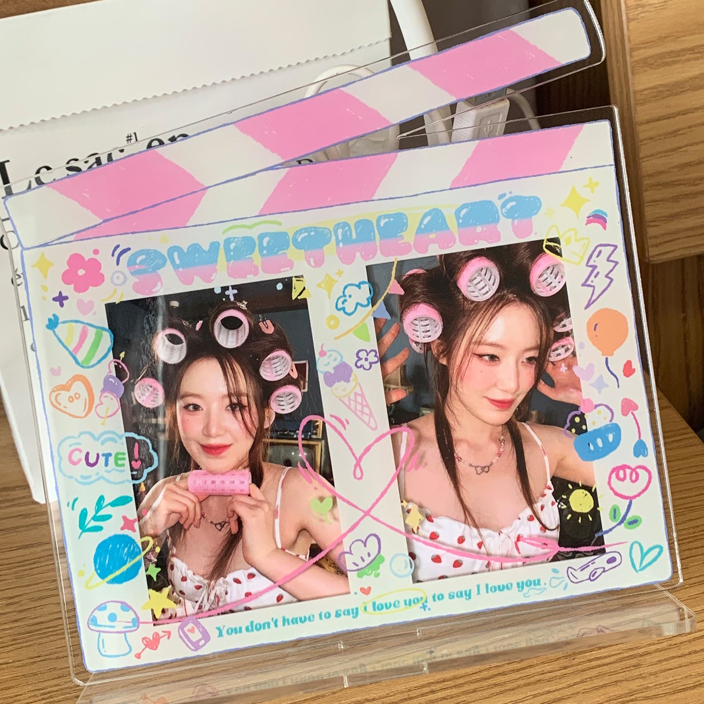 CP acrylic stand for 3inch cards | anime Kpop Photocard Frame holder