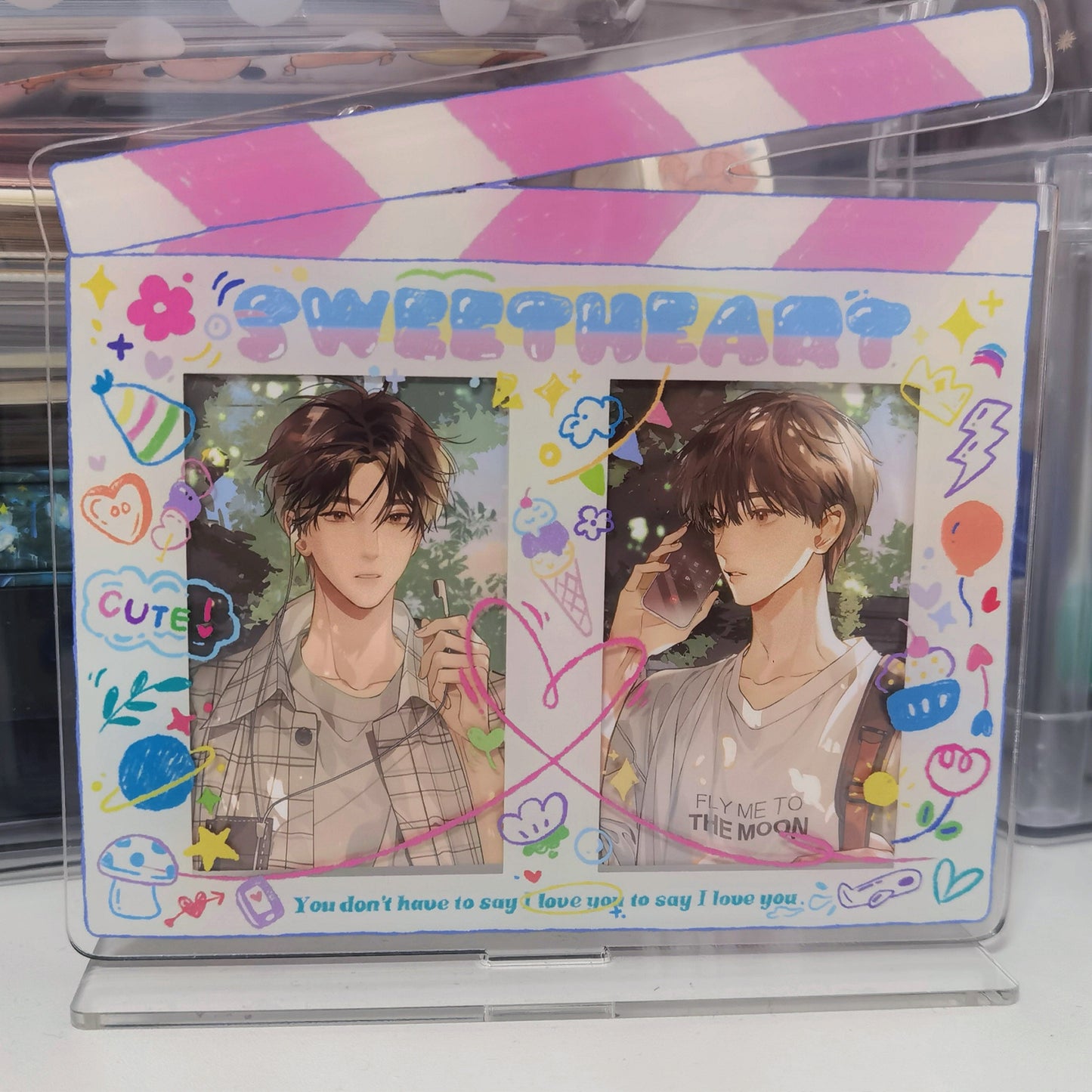 CP acrylic stand for 3inch cards | anime Kpop Photocard Frame holder
