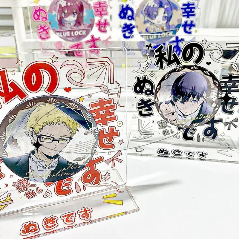 Button Pinback Display Standee | Acrylic stand for pin & Badge decoration frame case holder