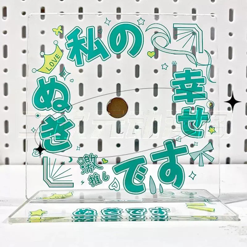 Button Pinback Display Standee | Acrylic stand for pin & Badge decoration frame case holder